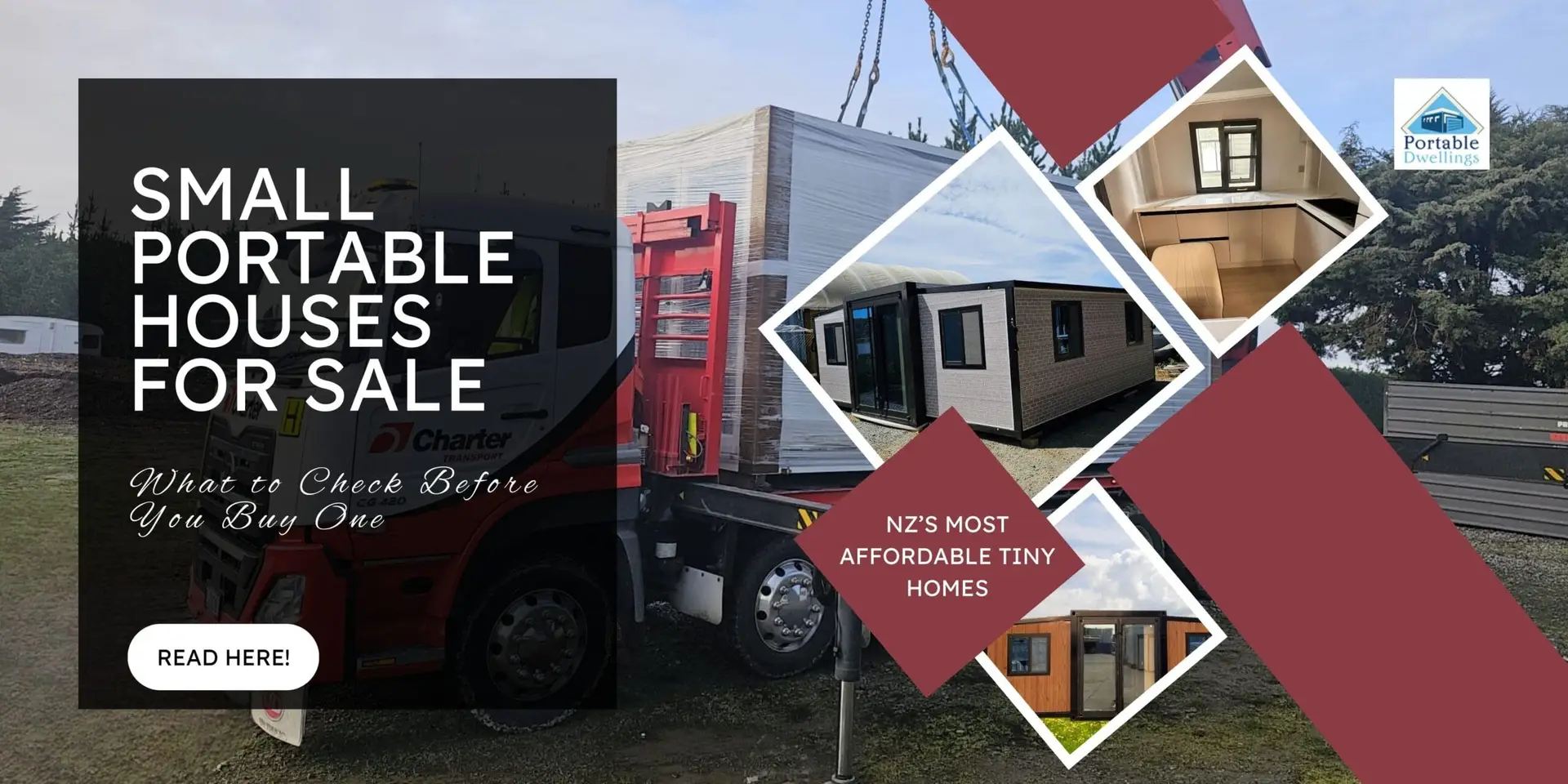 Small portable house for sale in New Zealand