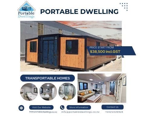Modern tiny house with minimalist design by Portable Dwellings