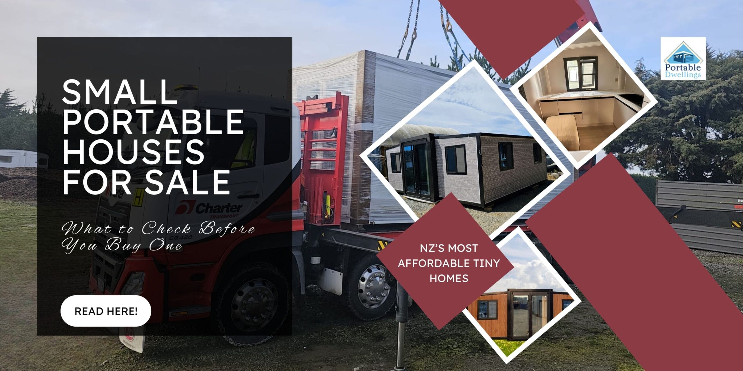 Small portable house for sale in New Zealand