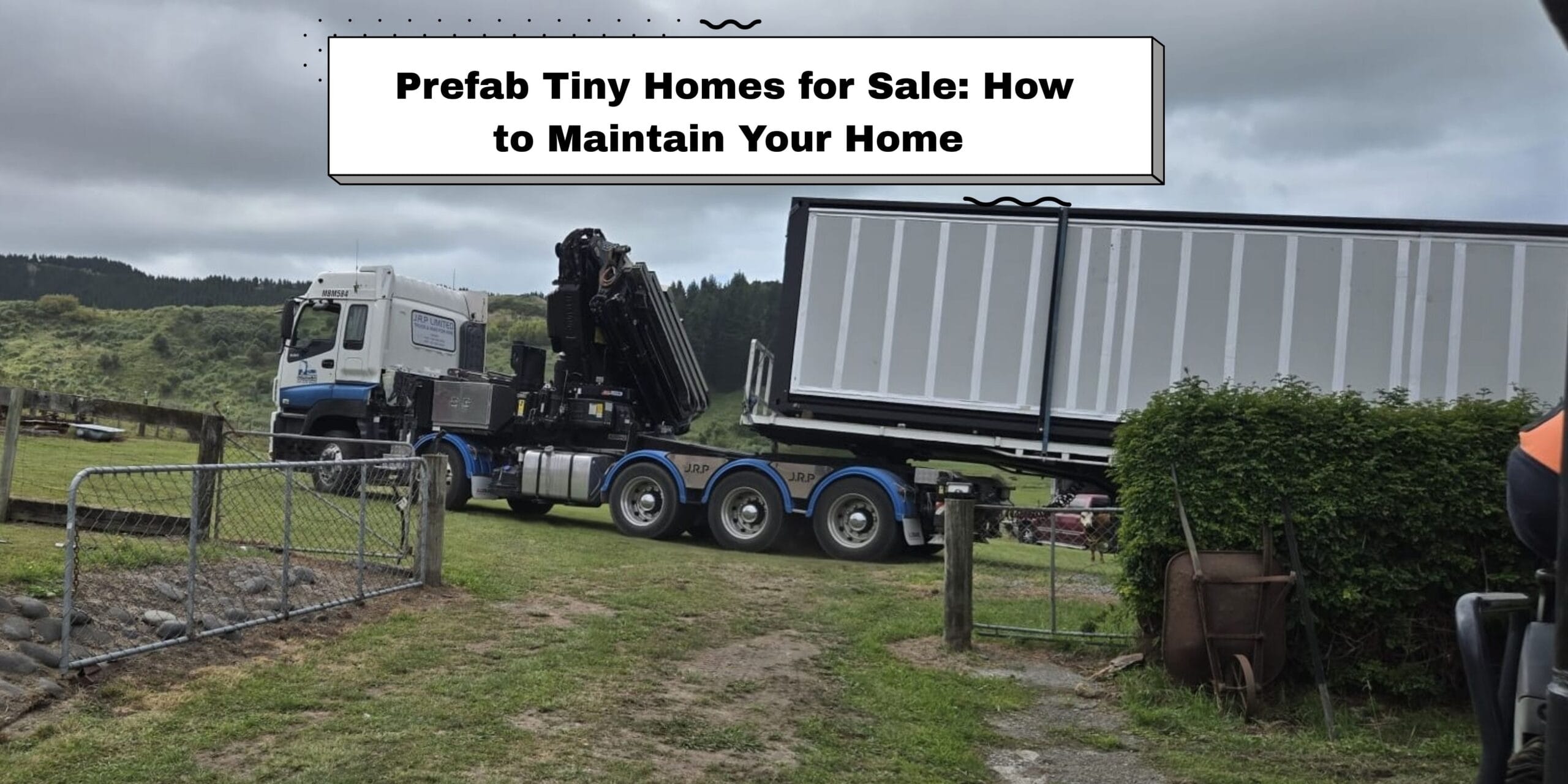 Prefabricated tiny home for sale in New Zealand