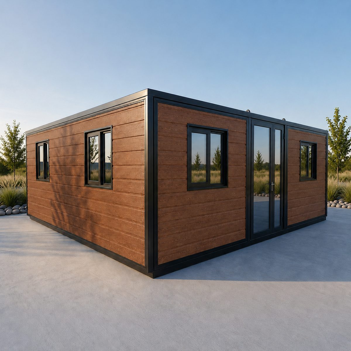 39m2 gable-roof portable home