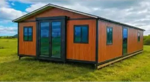 Portable home with gable roof